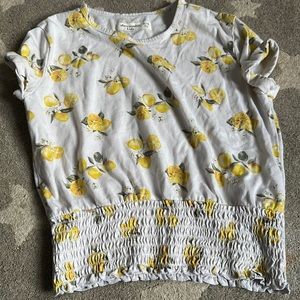 Abercrombie fitch KIDS lemon shirt
